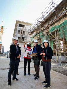 視察員工所在項目工地