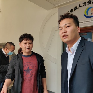 三合建材黃經理到我公司考察洽談業務